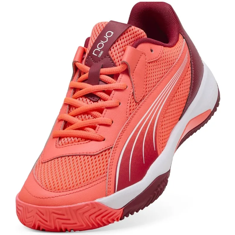 Puma Nova Court Rot Bordeaux WeiÃ Sneakers