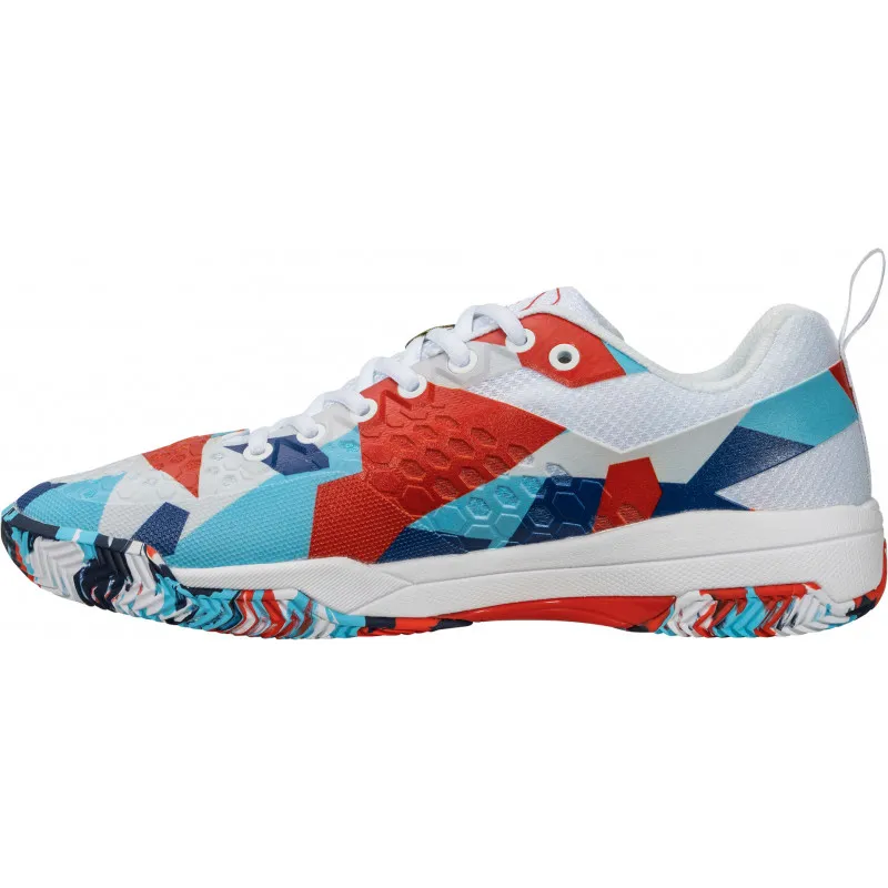 Salming Rebel Camo WeiÃ Rot Blau Schuhe
