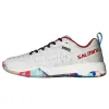 Salming Rebel Light Dazzle Damen Tennisschuh WeiÃ Rot Blau