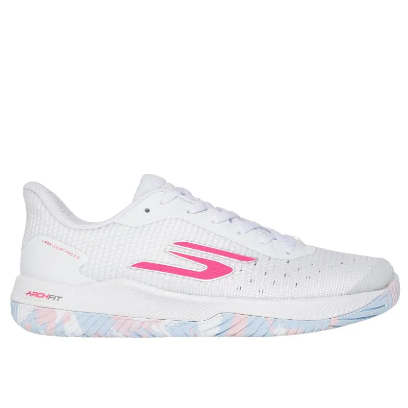 Tênis Feminino Branco Skechers Viper Court Pro 2.0