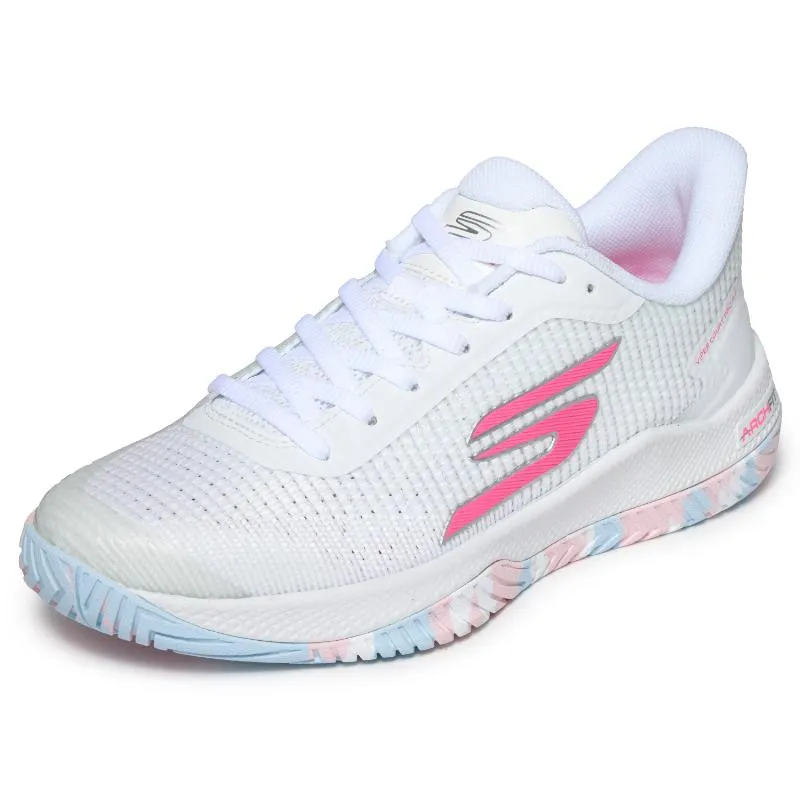 Skechers Viper Court Pro 2.0 Weiße Damenschuhe