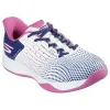 Skechers Viper Court Reload weiße marineblaue Damenschuhe