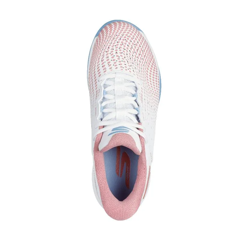 Skechers Viper Court Reload weiße rosa Damensneaker