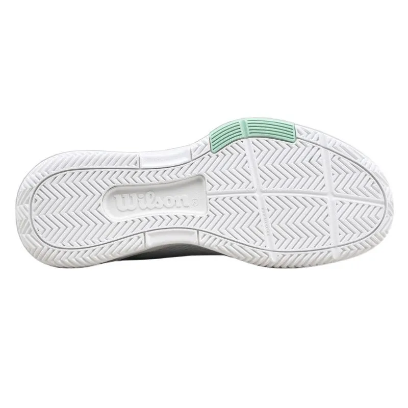 Tênis femininos brancos Aquamarinha Wilson Courtglide