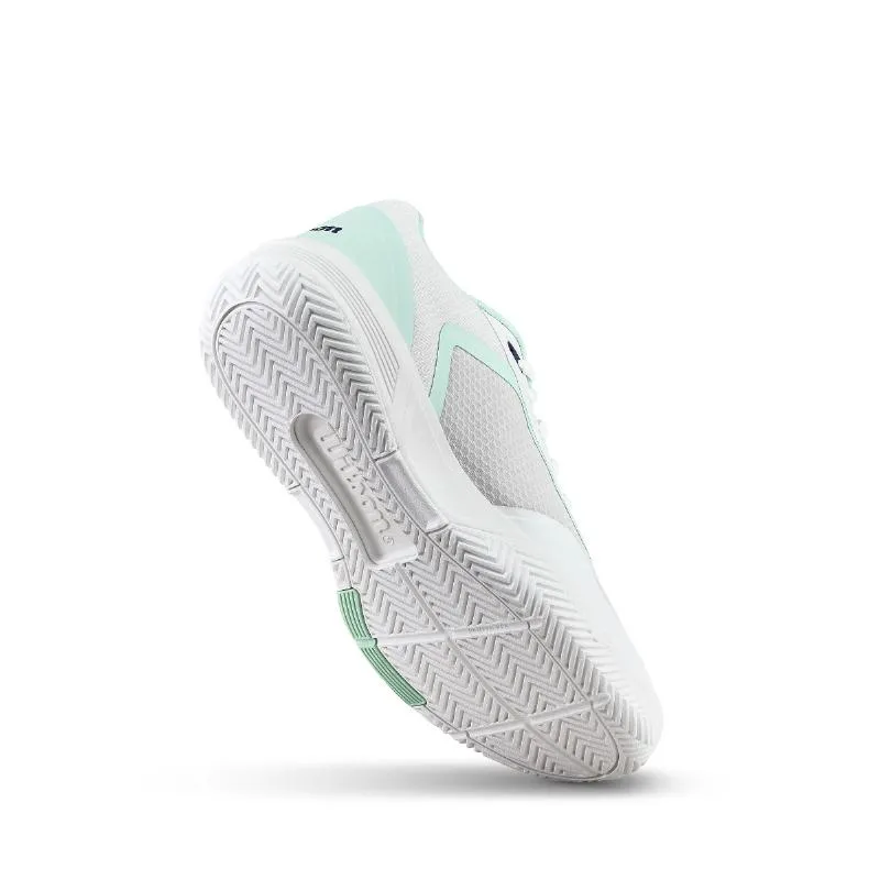 Wilson Courtglide weiße Aquamarine Damenschuhe