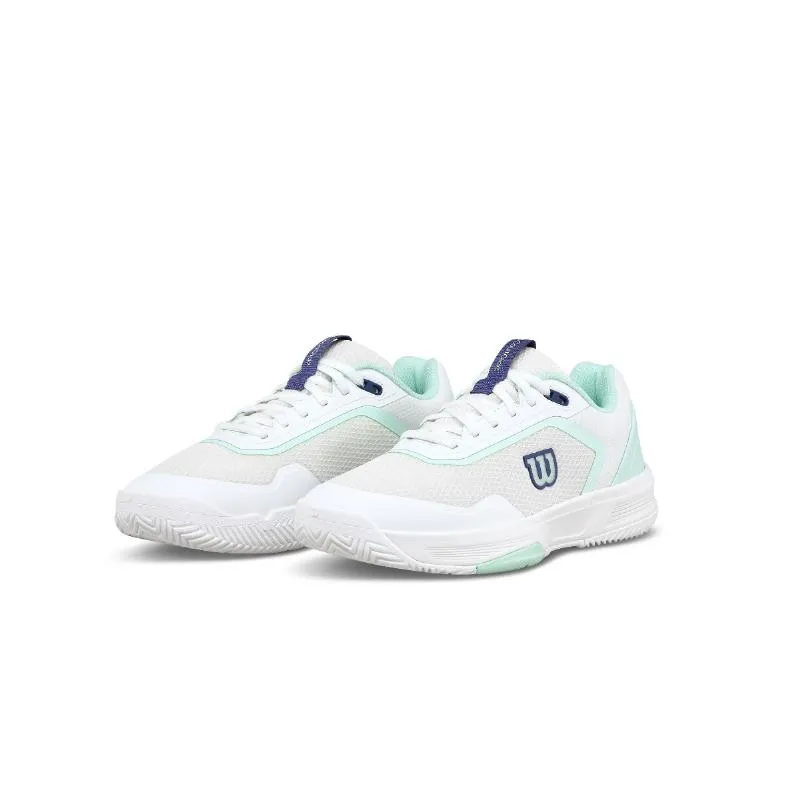 Wilson Courtglide weiße Aquamarine Damenschuhe