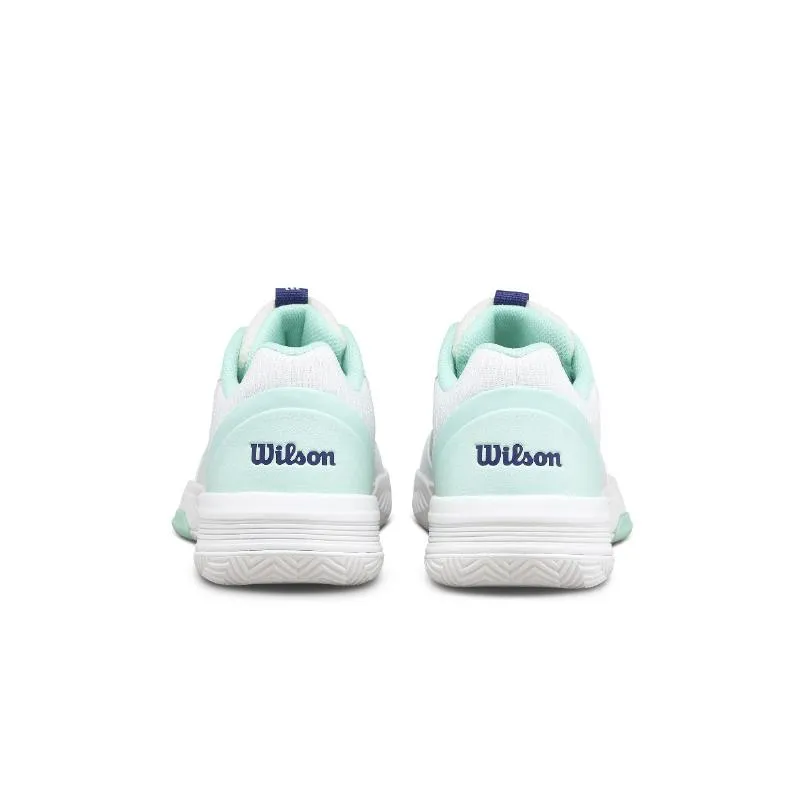 Wilson Courtglide weiße Aquamarine Damenschuhe