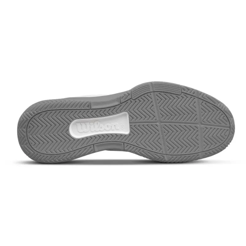 Baskets Wilson Courtglide Blanche Bleu Marine Gris