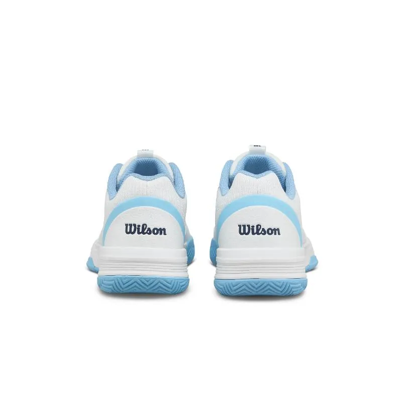 Wilson Courtglide weiße himmelblaue Damenschuhe