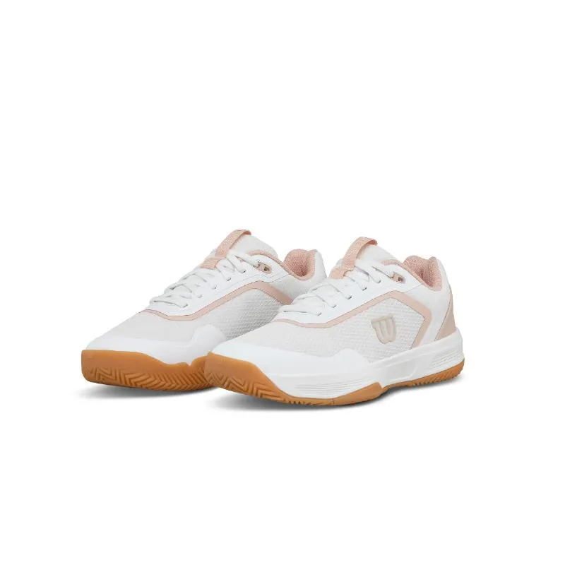 Wilson Courtglide weiße rosa Damenschuhe