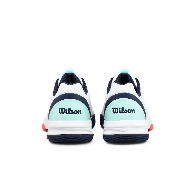 Wilson Courtglide Padel weiße Aquamarine Sneakers
