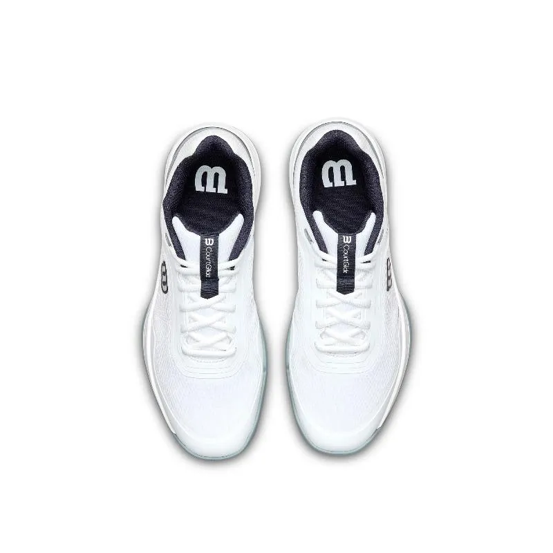 Wilson Courtglide Padel weiße marineblaue Sneaker