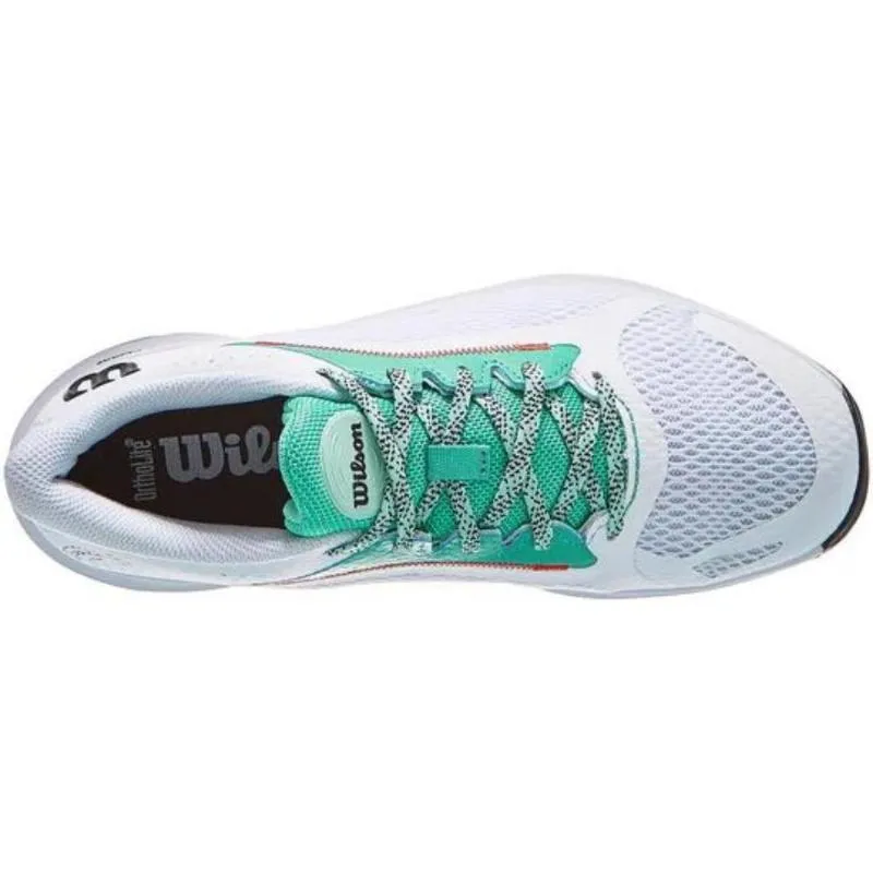 Wilson Hurakn 2.0 Weiße turkis Damen Sneakers