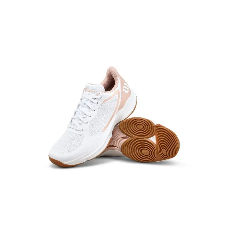 Wilson Hurakn Lite weiße rosa Damenschuhe