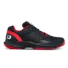 Wilson Hurakn Pro V2 Schwarze Rot-Weiß-Sneaker