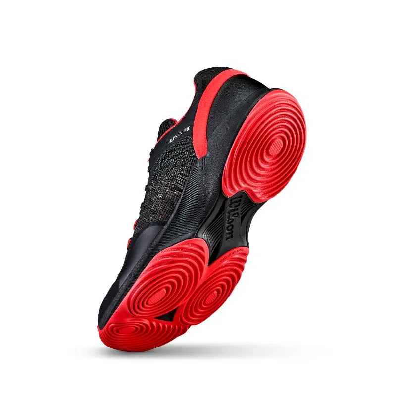 Wilson Hurakn Pro V2 Schwarze Rot-Weiß-Sneaker