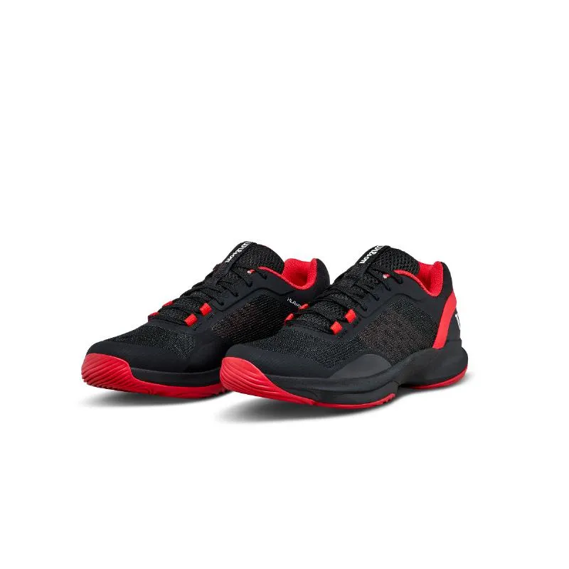 Wilson Hurakn Pro V2 Schwarze Rot-Weiß-Sneaker