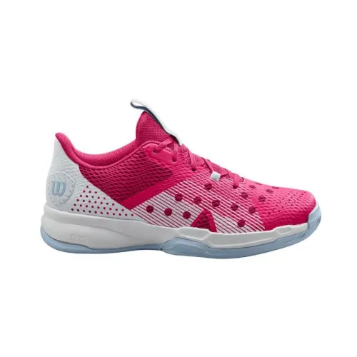 Wilson Hurakn Team Damen Tennisschuh Rosa Weiß
