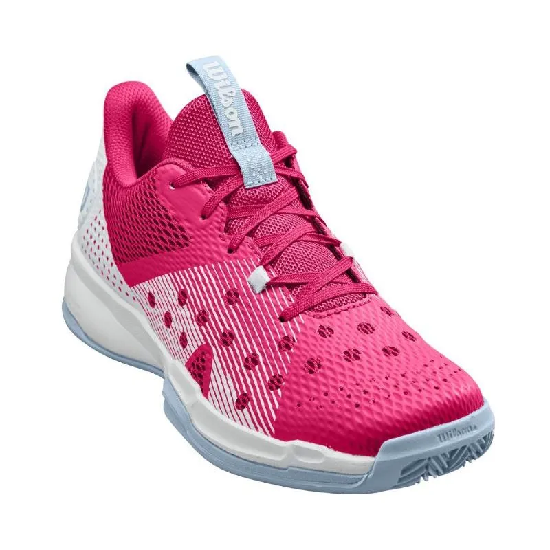 Wilson Hurakn Team Damen Tennisschuh Rosa Weiß