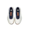 Wilson Intrigue Tour Tonweiße Vanille-Marineblaue Damenschuhe