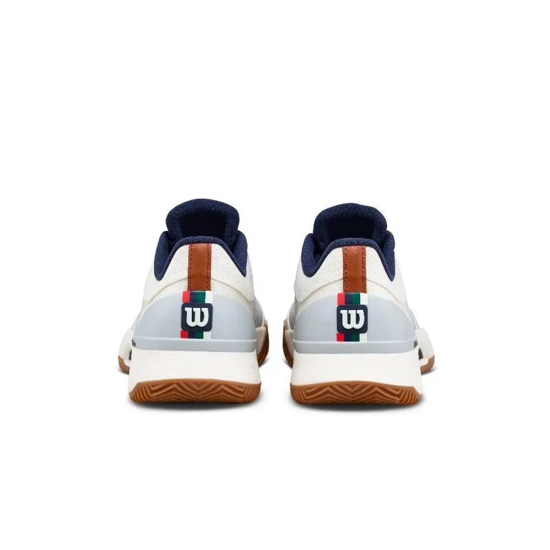 Wilson Intrigue Tour Tonweiße Vanille-Marineblaue Damenschuhe
