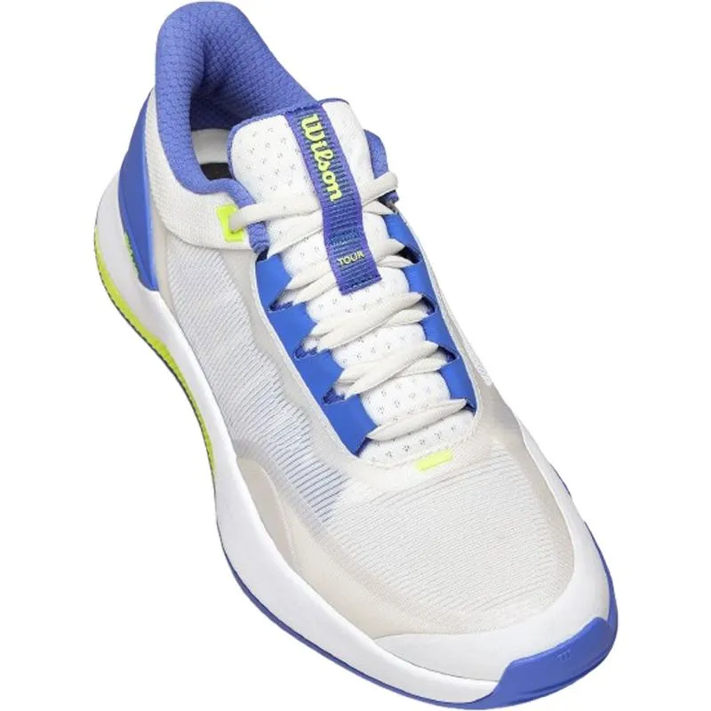 Wilson Intrigue Tour Padel Damen Sneaker Weiß Blau