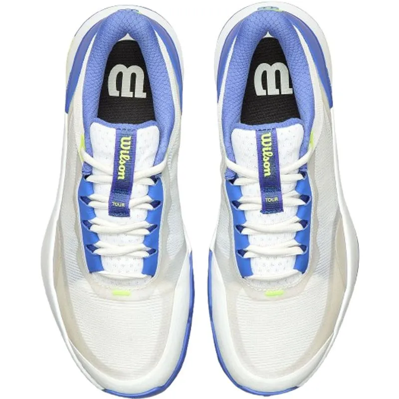 Wilson Intrigue Tour Padel Damen Sneaker Weiß Blau