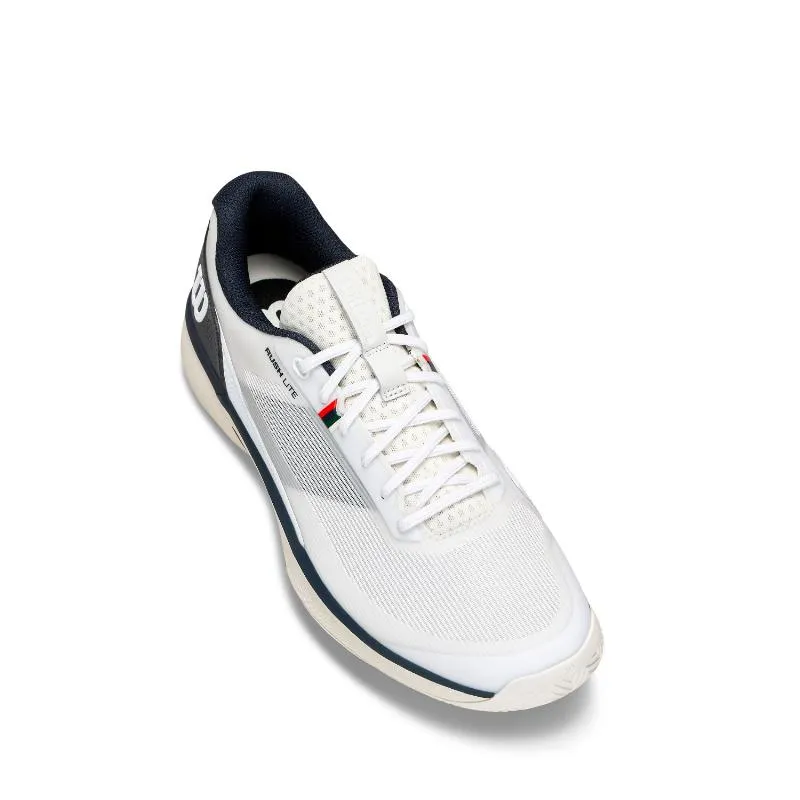Wilson Rush Lite 5 Tonweiße Marineblaue Turnschuhe