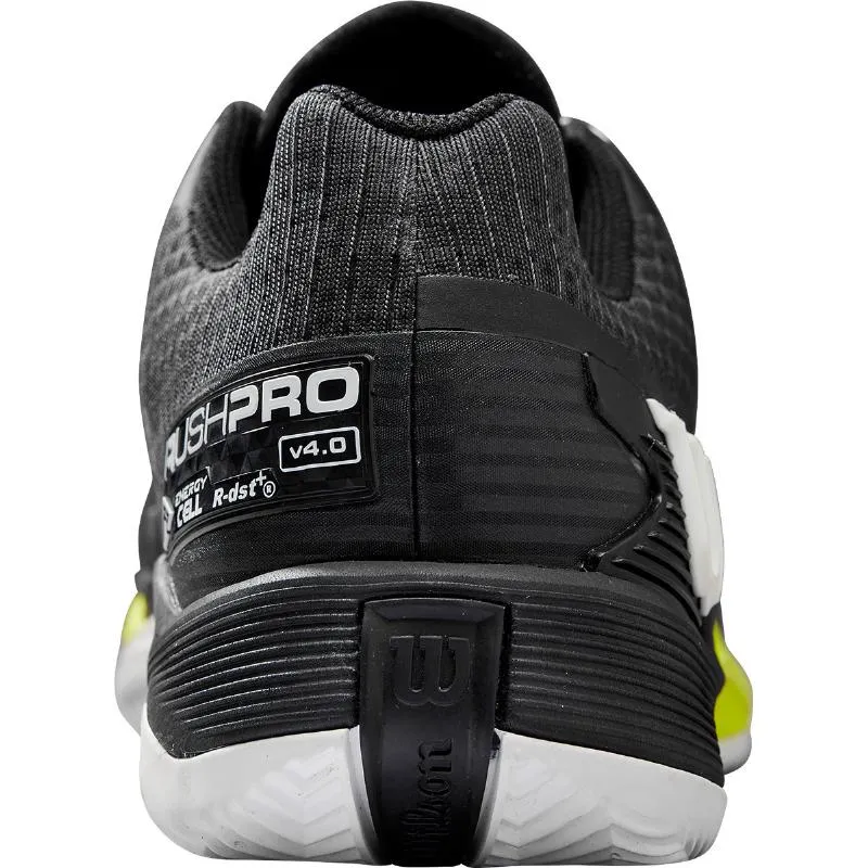 Wilson Rush Pro 4.0 Sandplatzschuhe Schwarz WeiÃ Gelb