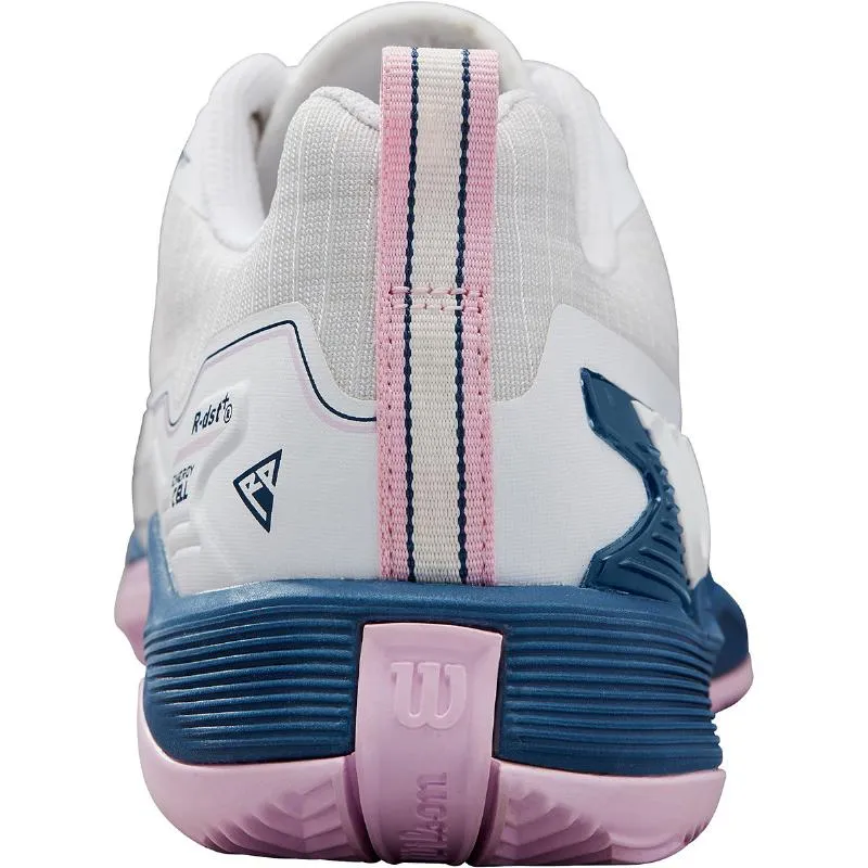 Wilson Rush Pro 4.5 Sandplatz WeiÃ Blau Damen Sneaker