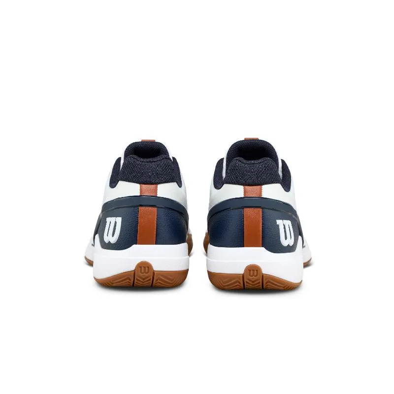 Wilson Rush Pro 5 Clay White Navy Blue Sneakers