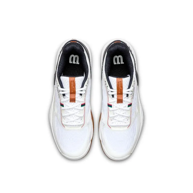 Wilson Rush Pro 5 Clay White Navy Blue Sneakers
