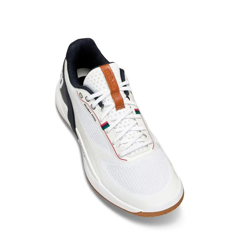 Wilson Rush Pro 5 Clay White Navy Blue Sneakers