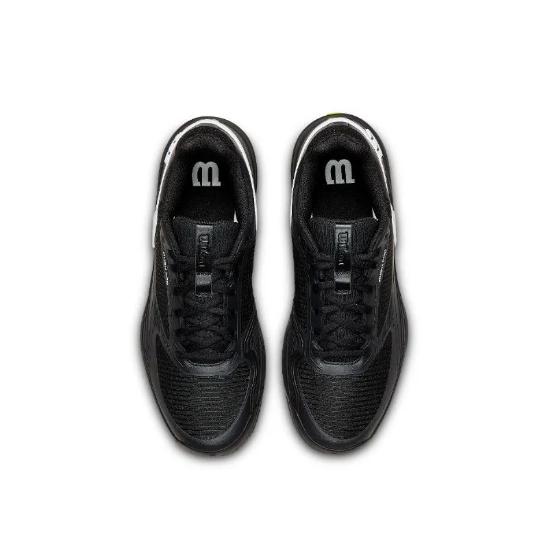 Wilson Rush Pro 5 Clay Schwarze Weiße Sneakers