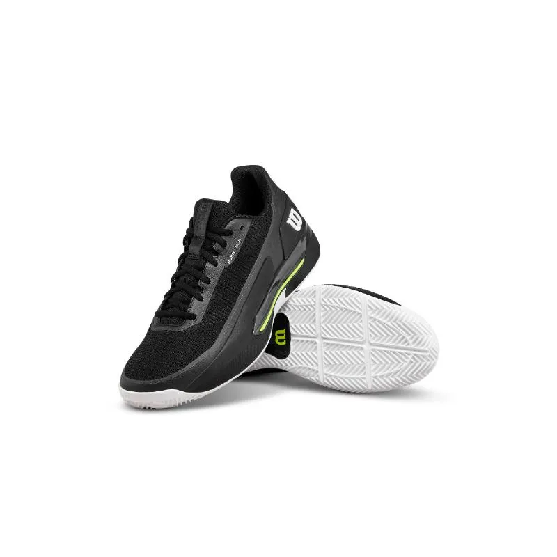 Wilson Rush Pro 5 Tour Ton-Schwarze Sneakers
