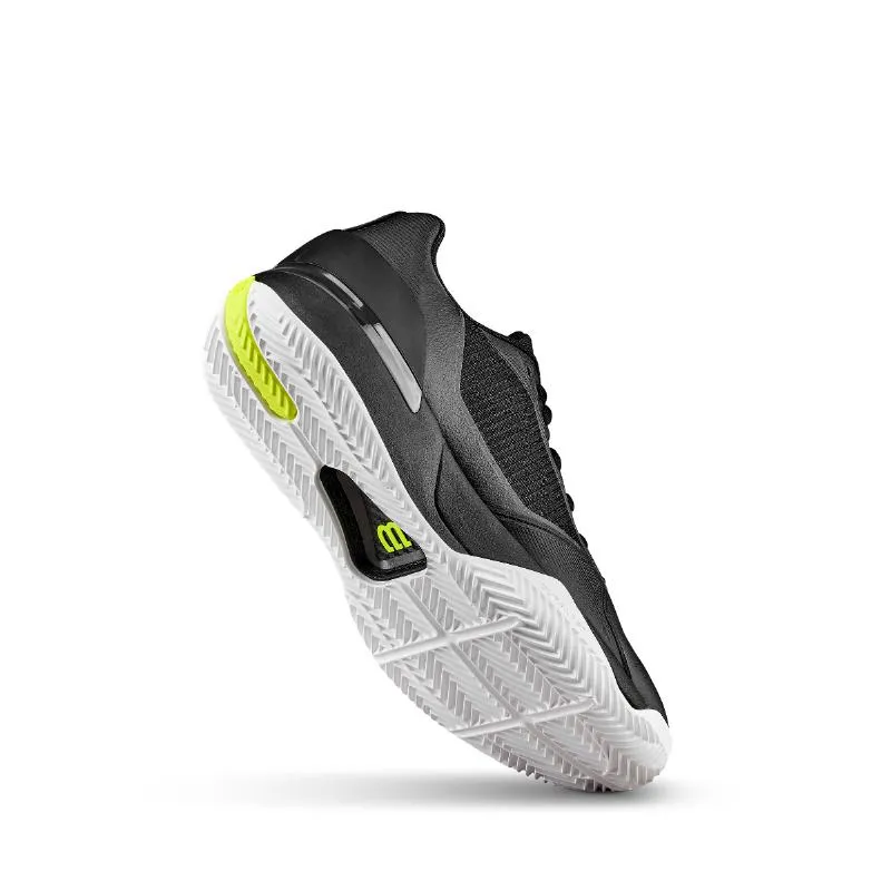 Wilson Rush Pro 5 Tour Ton-Schwarze Sneakers