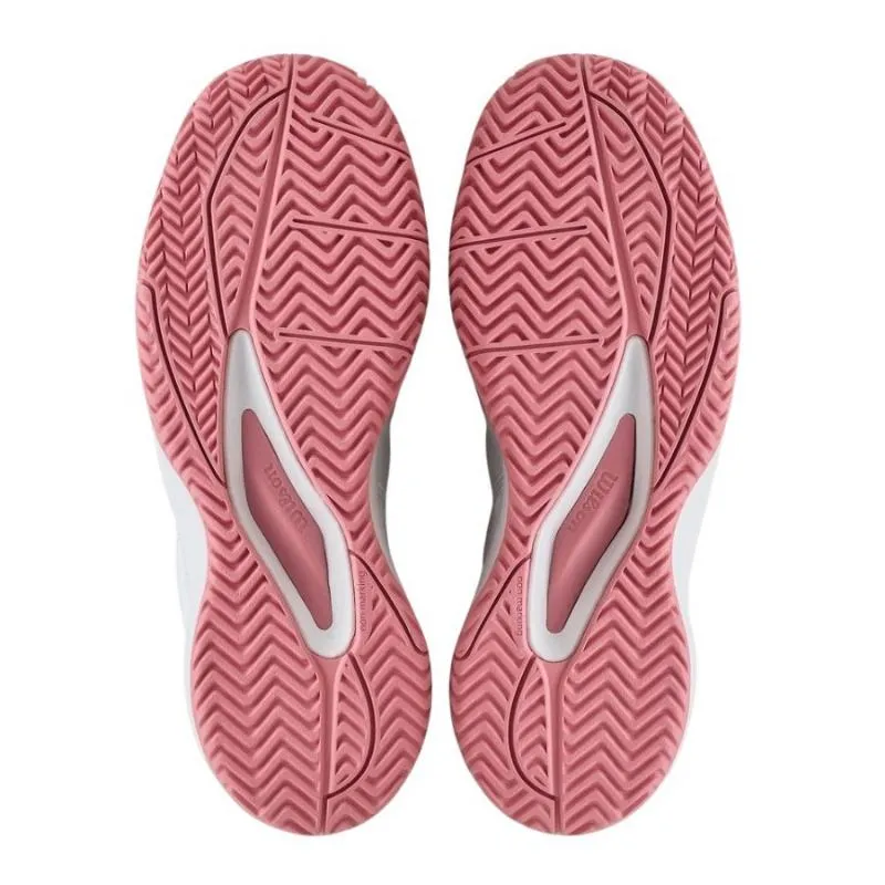 Wilson Rush Pro Ace White Pink Junior Sneakers