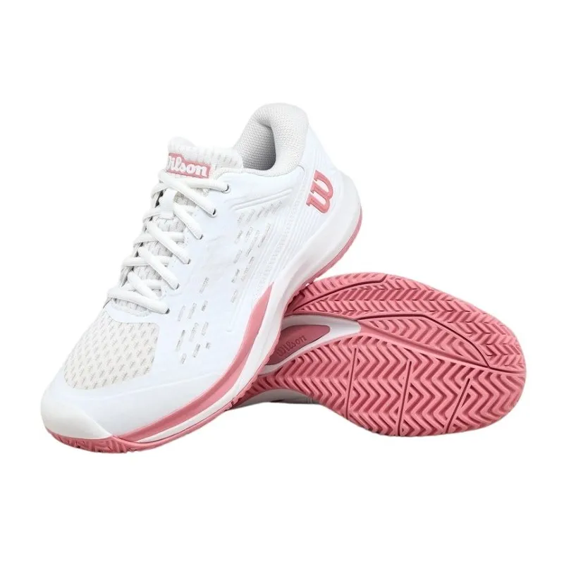 Wilson Rush Pro Ace White Pink Junior Sneakers