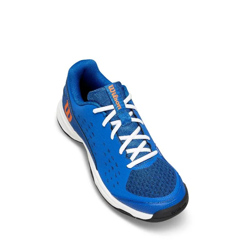 Wilson Rush Pro L Blue Orange Junior Sneakers