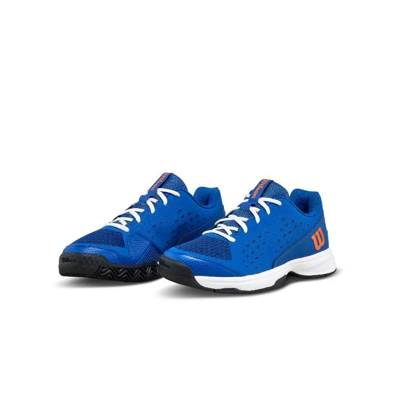 Wilson Rush Pro L Blue Orange Junior Sneakers
