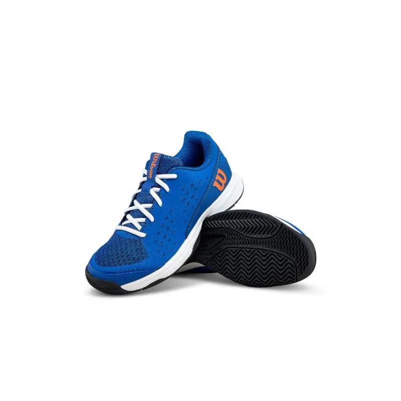 Wilson Rush Pro L Blue Orange Junior Sneakers