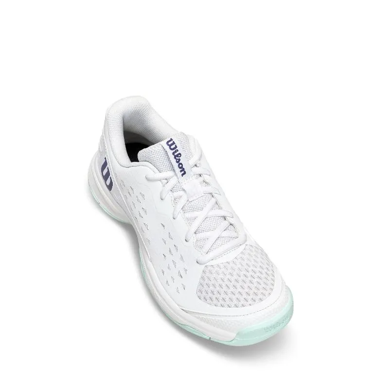 Wilson Rush Pro L weiße Aquamarine Junior Sneakers