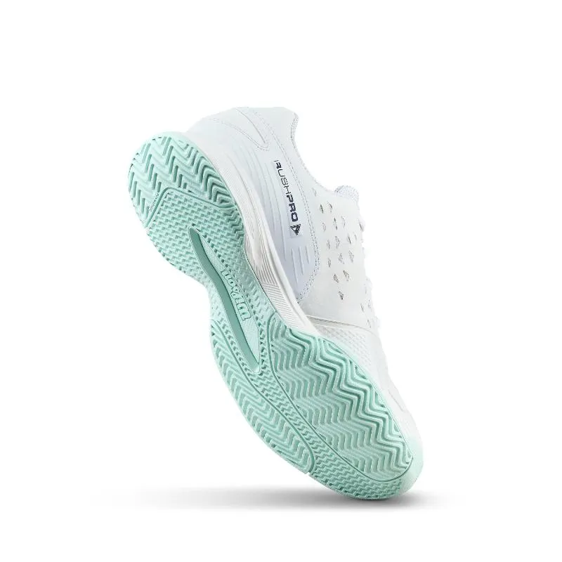 Wilson Rush Pro L weiße Aquamarine Junior Sneakers