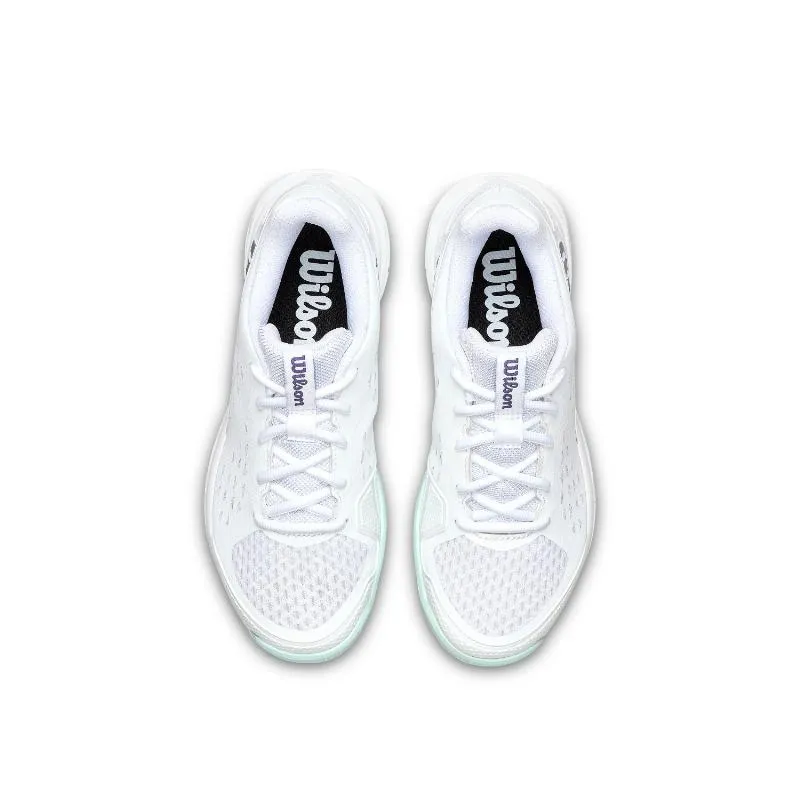 Wilson Rush Pro L weiße Aquamarine Junior Sneakers