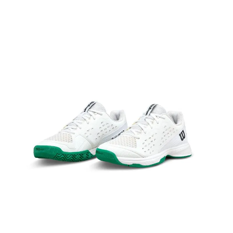 Wilson Rush Pro L Weißgrüne Junior Sneakers