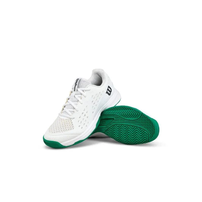 Wilson Rush Pro L Weißgrüne Junior Sneakers
