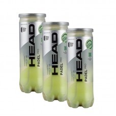 Pack de 3 Bouteilles de Balls Head Padel Pro Pack de 3 Bouteilles de Balls Head Padel Pro