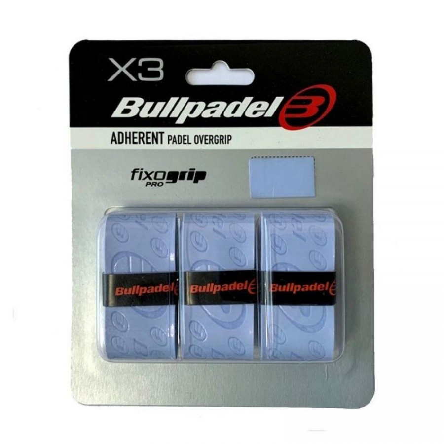Blister Bullpadel 3 Overgrips GB1202 FixoGrip Blue - Barata Oferta Outlet