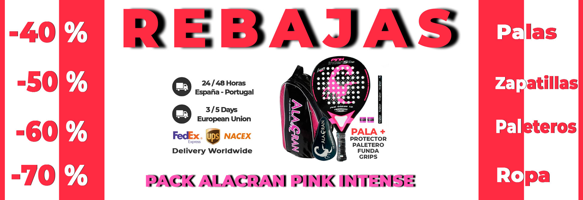 18 pack pink alacaran