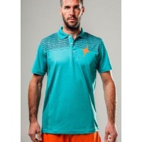 CLOTHING of paddle tennis POLO Green Grid - Barata Oferta Outlet